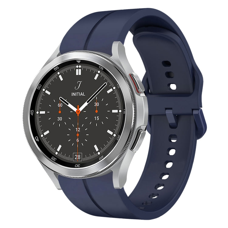 Cinturino in silicone con anello da 20 mm, For Samsung  Galaxy Watch 4 Classic 42mm, For Samsung  Galaxy Watch 4 Classic 46mm