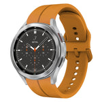 Cinturino in silicone con anello da 20 mm, For Samsung  Galaxy Watch 4 Classic 42mm, For Samsung  Galaxy Watch 4 Classic 46mm