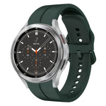 Cinturino in silicone con anello da 20 mm, For Samsung  Galaxy Watch 4 Classic 42mm, For Samsung  Galaxy Watch 4 Classic 46mm