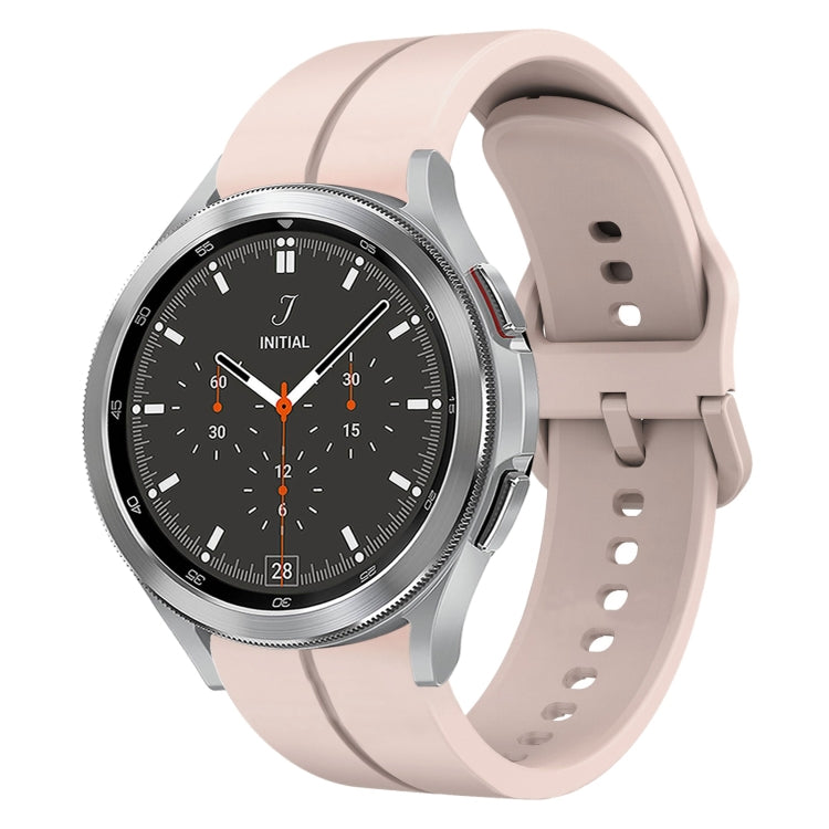 Cinturino in silicone con anello da 20 mm, For Samsung  Galaxy Watch 4 Classic 42mm, For Samsung  Galaxy Watch 4 Classic 46mm