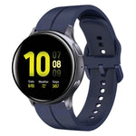 Cinturino in silicone con anello da 20 mm, For Samsung Galaxy Watch Active 2 40mm, For Samsung Galaxy Watch Active 2 44mm