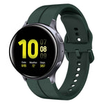 Cinturino in silicone con anello da 20 mm, For Samsung Galaxy Watch Active 2 40mm, For Samsung Galaxy Watch Active 2 44mm