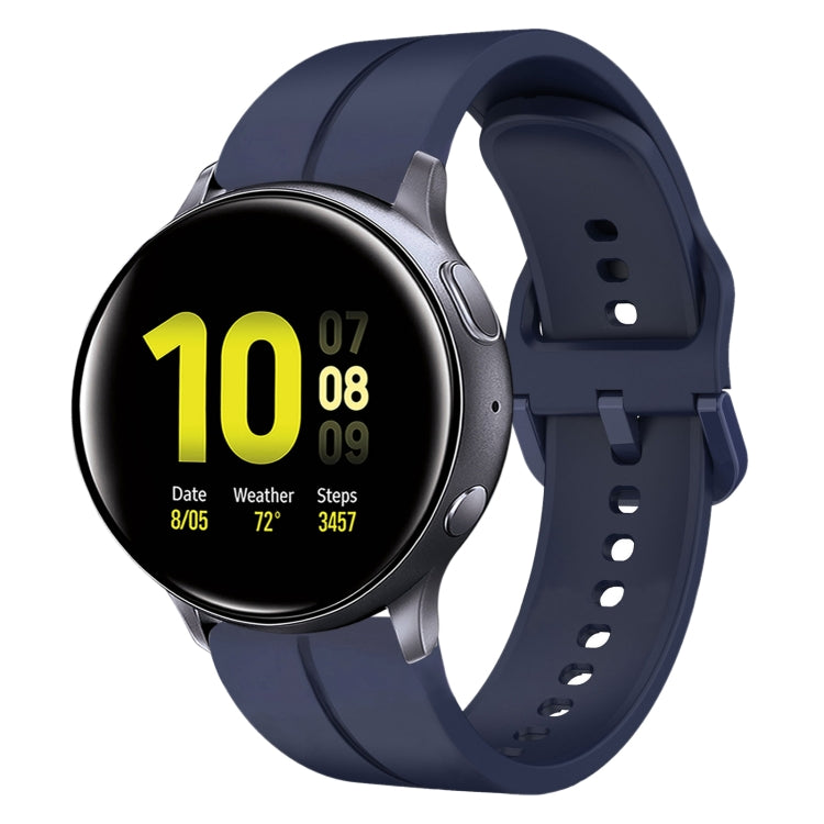 Cinturino in silicone con anello da 20 mm, For Samsung Galaxy Watch Active 2 40mm, For Samsung Galaxy Watch Active 2 44mm