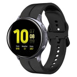 Cinturino in silicone con anello da 20 mm, For Samsung Galaxy Watch Active 2 40mm, For Samsung Galaxy Watch Active 2 44mm