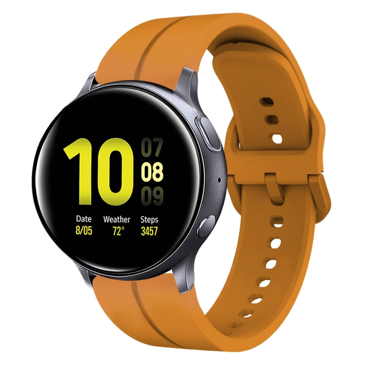 Cinturino in silicone con anello da 20 mm, For Samsung Galaxy Watch Active 2 40mm, For Samsung Galaxy Watch Active 2 44mm