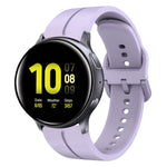 Cinturino in silicone con anello da 20 mm, For Samsung Galaxy Watch Active 2 40mm, For Samsung Galaxy Watch Active 2 44mm