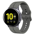 Cinturino in silicone con anello da 20 mm, For Samsung Galaxy Watch Active 2 40mm, For Samsung Galaxy Watch Active 2 44mm