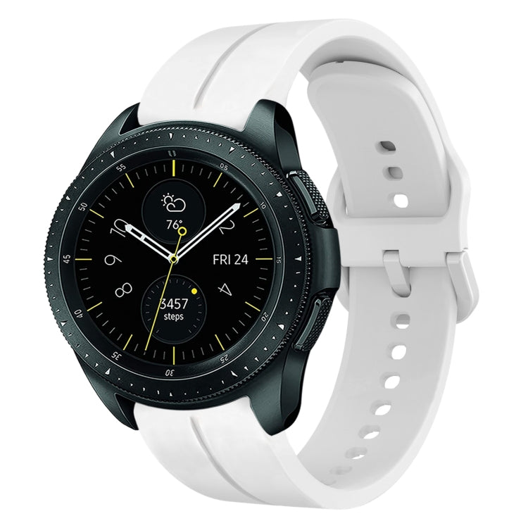 Cinturino in silicone con anello da 20 mm, For Samsung Galaxy Watch 42mm, For Samsung Galaxy Watch 6 44mm