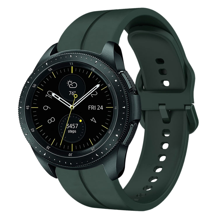 Cinturino in silicone con anello da 20 mm, For Samsung Galaxy Watch 42mm, For Samsung Galaxy Watch 6 44mm