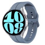 Cinturino in silicone con anello da 20 mm, For Samsung Galaxy Watch 42mm, For Samsung Galaxy Watch 6 44mm