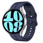 Cinturino in silicone con anello da 20 mm, For Samsung Galaxy Watch 42mm, For Samsung Galaxy Watch 6 44mm