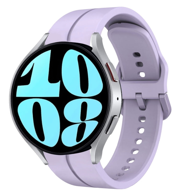 Cinturino in silicone con anello da 20 mm, For Samsung Galaxy Watch 42mm, For Samsung Galaxy Watch 6 44mm