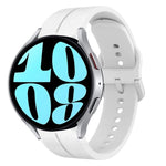 Cinturino in silicone con anello da 20 mm, For Samsung Galaxy Watch 6 40mm, For Samsung Galaxy Watch 6 Classic 43mm