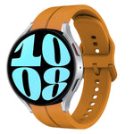 Cinturino in silicone con anello da 20 mm, For Samsung Galaxy Watch 6 40mm, For Samsung Galaxy Watch 6 Classic 43mm
