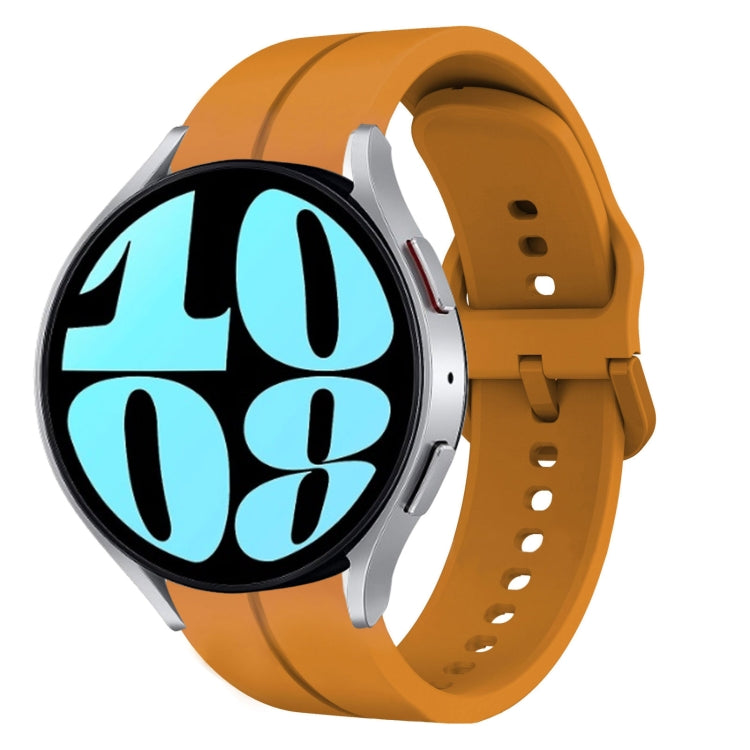 Cinturino in silicone con anello da 20 mm, For Samsung Galaxy Watch 6 40mm, For Samsung Galaxy Watch 6 Classic 43mm