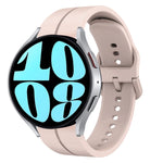 Cinturino in silicone con anello da 20 mm, For Samsung Galaxy Watch 6 40mm, For Samsung Galaxy Watch 6 Classic 43mm