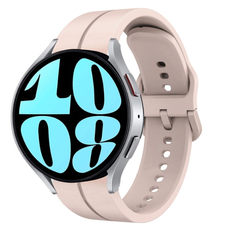 Cinturino in silicone con anello da 20 mm, For Samsung Galaxy Watch 6 40mm, For Samsung Galaxy Watch 6 Classic 43mm