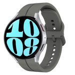 Cinturino in silicone con anello da 20 mm, For Samsung Galaxy Watch 6 40mm, For Samsung Galaxy Watch 6 Classic 43mm