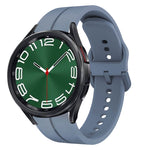 Cinturino in silicone con anello da 20 mm, For Samsung Galaxy Watch 6 Classic 47mm, For Samsung Galaxy Watch5 44mm