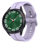 Cinturino in silicone con anello da 20 mm, For Samsung Galaxy Watch 6 Classic 47mm, For Samsung Galaxy Watch5 44mm