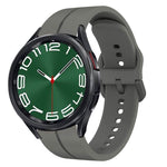 Cinturino in silicone con anello da 20 mm, For Samsung Galaxy Watch 6 Classic 47mm, For Samsung Galaxy Watch5 44mm
