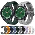 Cinturino in silicone con anello da 20 mm, For Samsung Galaxy Watch 6 Classic 47mm, For Samsung Galaxy Watch5 44mm
