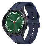 Cinturino in silicone con anello da 20 mm, For Samsung Galaxy Watch 6 40mm, For Samsung Galaxy Watch 6 Classic 43mm