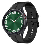 Cinturino in silicone con anello da 20 mm, For Samsung Galaxy Watch 6 40mm, For Samsung Galaxy Watch 6 Classic 43mm