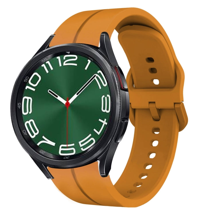 Cinturino in silicone con anello da 20 mm, For Samsung Galaxy Watch 6 40mm, For Samsung Galaxy Watch 6 Classic 43mm