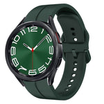 Cinturino in silicone con anello da 20 mm, For Samsung Galaxy Watch 6 40mm, For Samsung Galaxy Watch 6 Classic 43mm