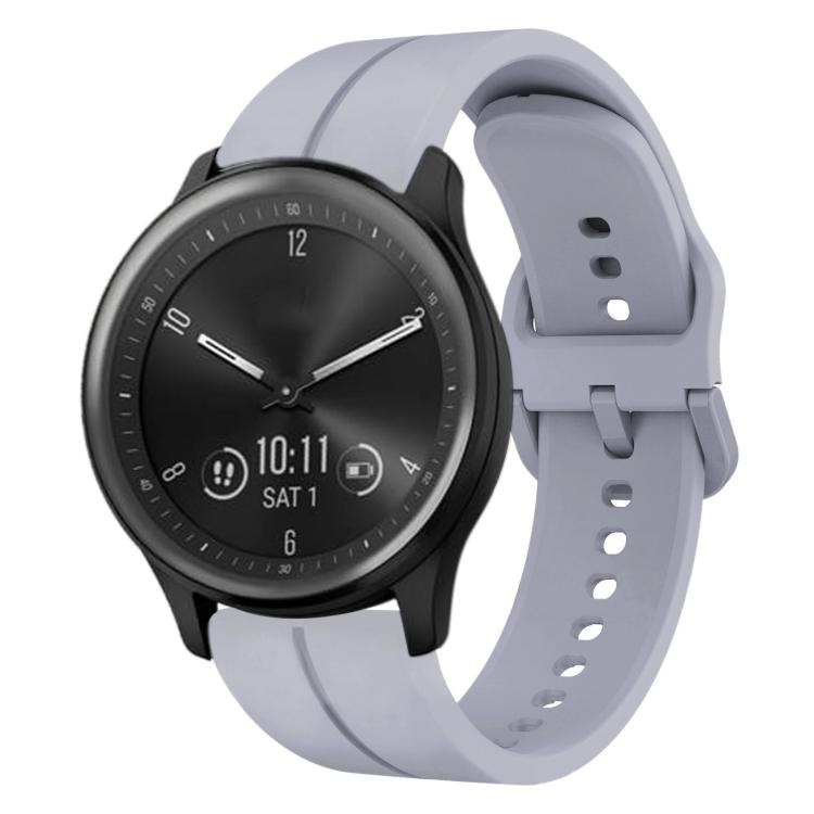 Cinturino in silicone con anello da 20 mm, For Garmin Vivomove Sport, For Garmin Venu 2 Plus