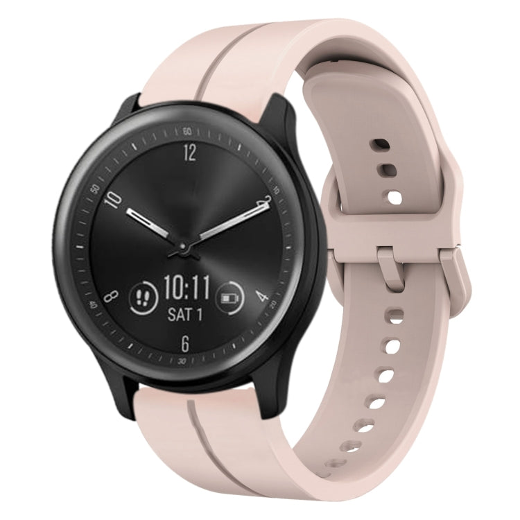 Cinturino in silicone con anello da 20 mm, For Garmin Vivomove Sport, For Garmin Venu 2 Plus