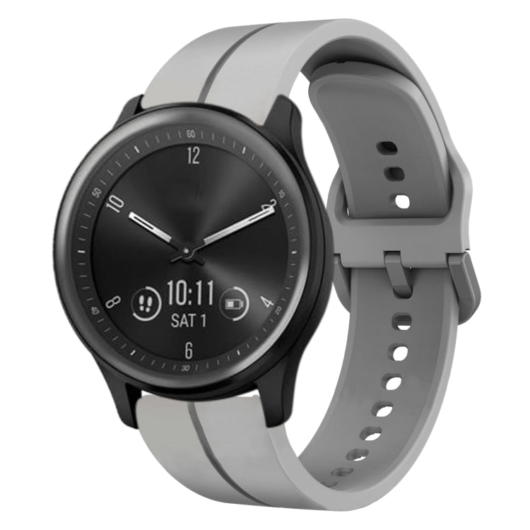 Cinturino in silicone con anello da 20 mm, For Garmin Vivomove Sport, For Garmin Venu 2 Plus