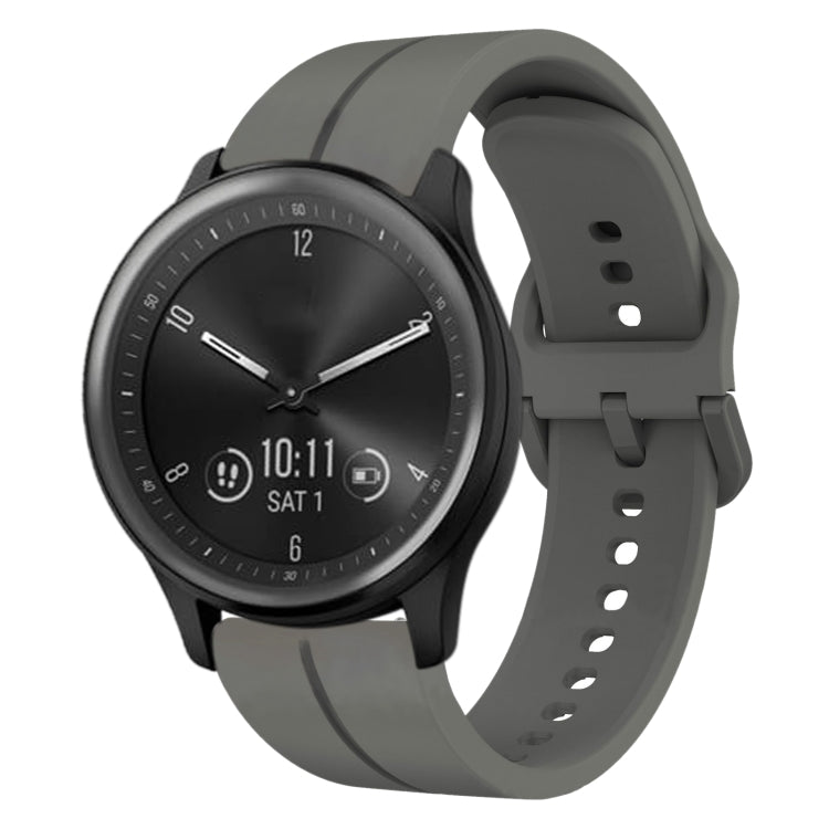 Cinturino in silicone con anello da 20 mm, For Garmin Vivomove Sport, For Garmin Venu 2 Plus