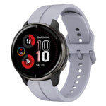 Cinturino in silicone con anello da 20 mm, For Garmin Vivomove Sport, For Garmin Venu 2 Plus
