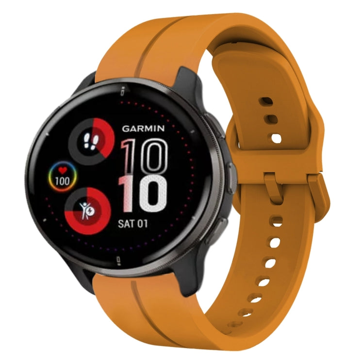 Cinturino in silicone con anello da 20 mm, For Garmin Vivomove Sport, For Garmin Venu 2 Plus