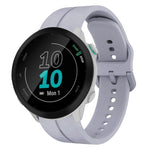 Cinturino in silicone con anello da 20 mm, For Garmin Forerunner 55, For Garmin Venu