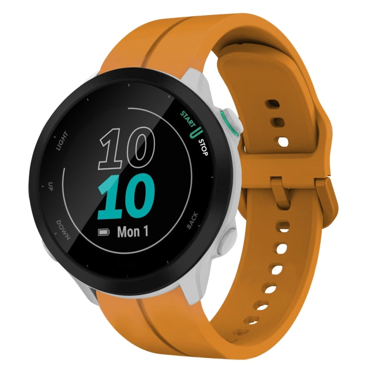 Cinturino in silicone con anello da 20 mm, For Garmin Forerunner 55, For Garmin Venu
