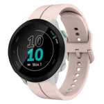 Cinturino in silicone con anello da 20 mm, For Garmin Forerunner 55, For Garmin Venu
