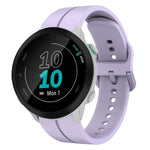 Cinturino in silicone con anello da 20 mm, For Garmin Forerunner 55, For Garmin Venu