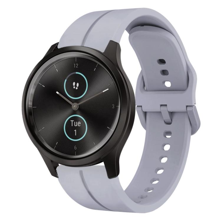 Cinturino in silicone con anello da 20 mm, For Garminmove Style, For Garmin Forerunner 645 Music