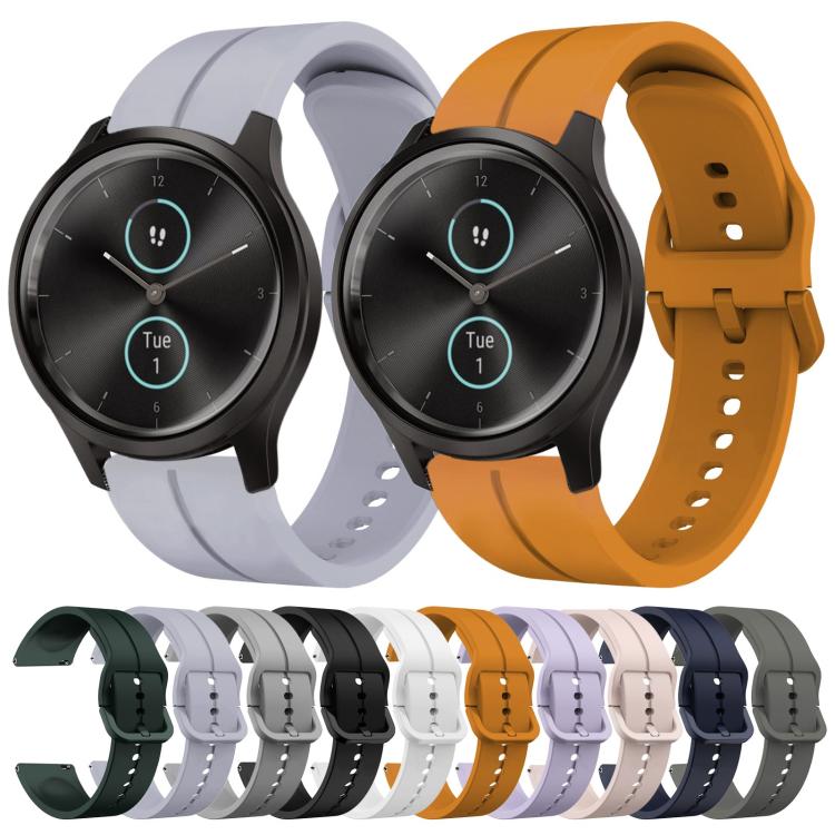 Cinturino in silicone con anello da 20 mm, For Garminmove Style, For Garmin Forerunner 645 Music