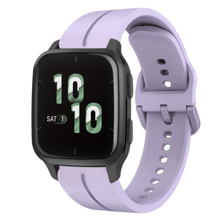Cinturino in silicone con anello da 20 mm, For Garmin Forerunner Sq2, For Garmin Forerunner Sq2 Music
