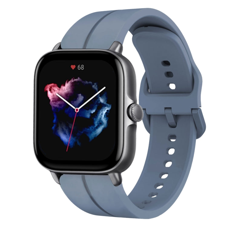 Cinturino in silicone con anello da 20 mm, For Amazfit GTS 4, For Amazfit GTS 3