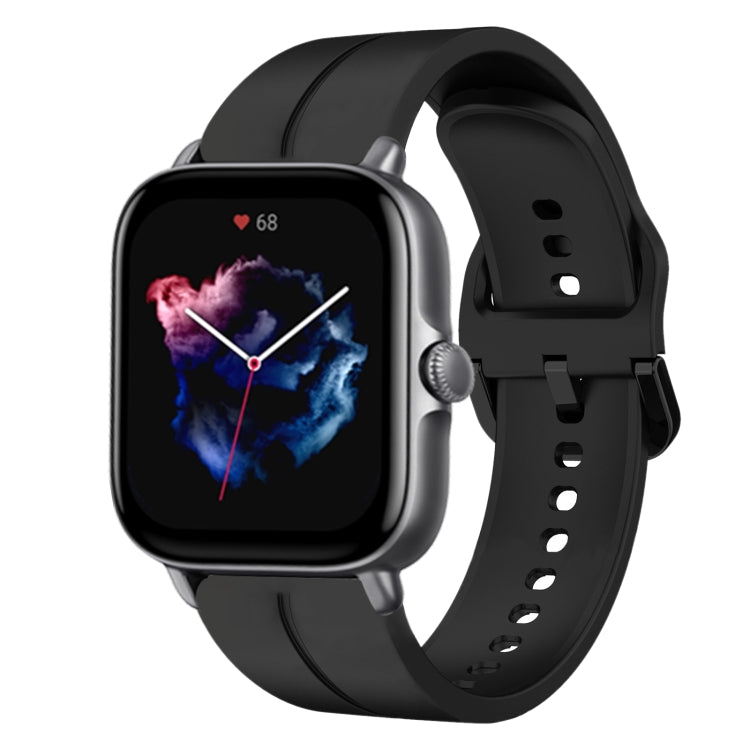 Cinturino in silicone con anello da 20 mm, For Amazfit GTS 4, For Amazfit GTS 3