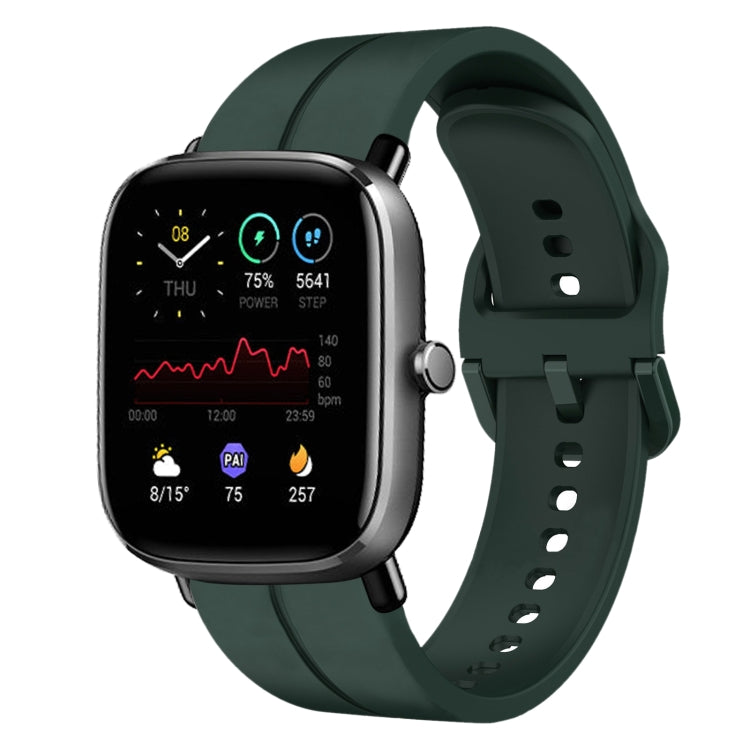 Cinturino in silicone con anello da 20 mm, For Amazfit GTS 2E, For Amazfit GTS 2 Mini