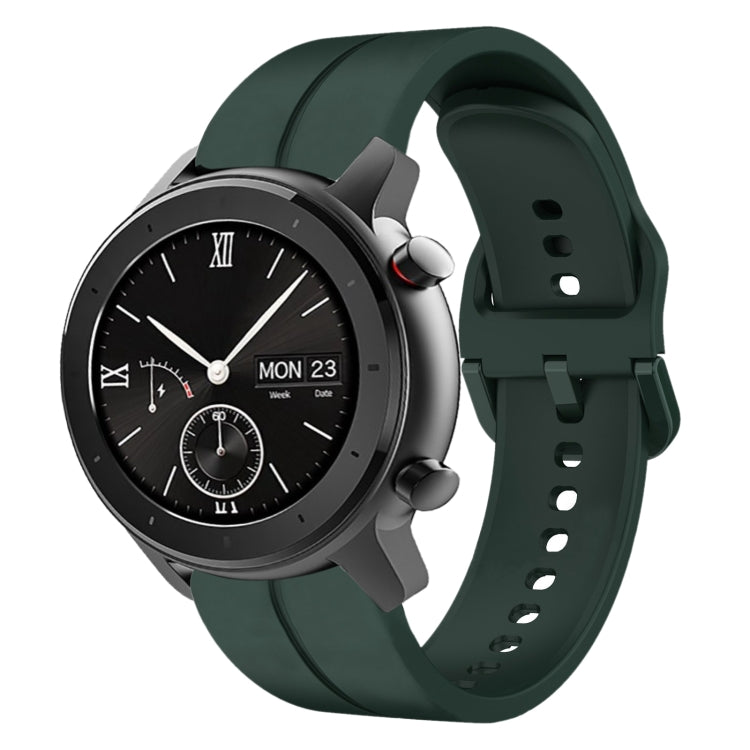 Cinturino in silicone con anello da 20 mm, For Amazfit GTR 42MM, For Amazfit Pop Pro