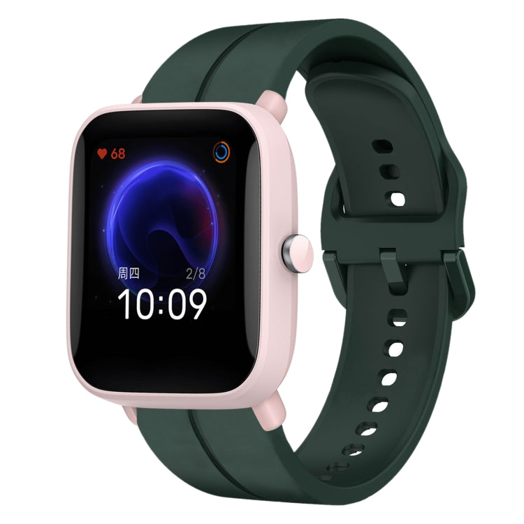 Cinturino in silicone con anello da 20 mm, For Amazfit GTR 42MM, For Amazfit Pop Pro