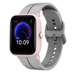Cinturino in silicone con anello da 20 mm, For Amazfit GTR 42MM, For Amazfit Pop Pro