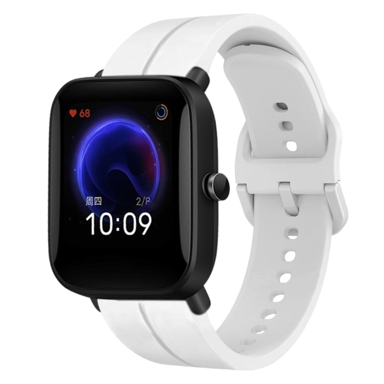 Cinturino in silicone con anello da 20 mm, For Amazfit Pop